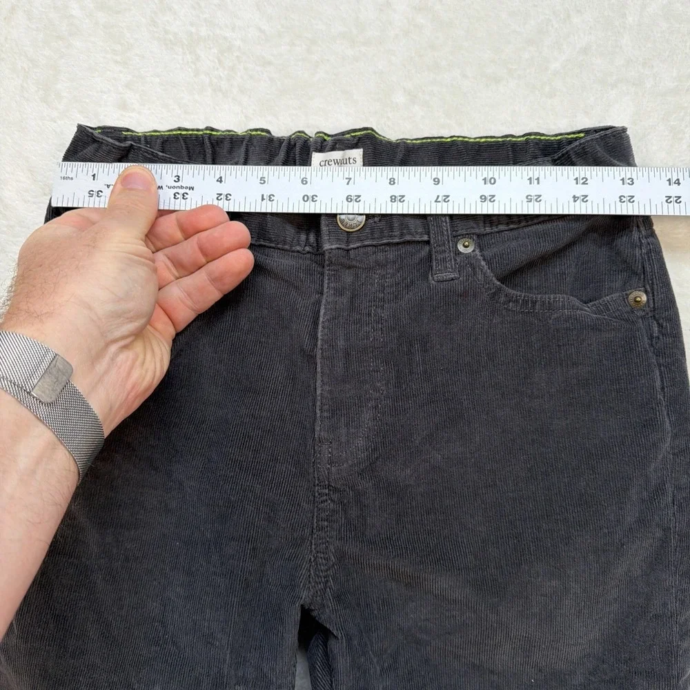 Crewcuts Girls Corduroy Pants Gray‎ Size 14 Youth Straight Leg Casual School